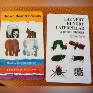 Eric Carle's Brown Bear & Friends and The Very Hungry Caterpillar Story Card Set